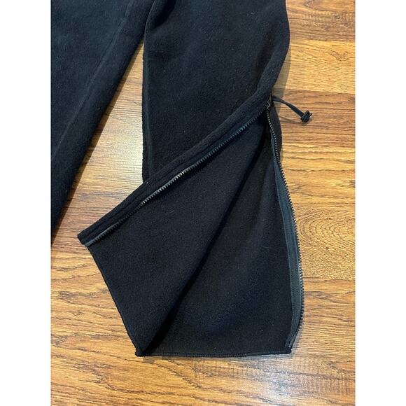 Peckham Men's Polartec Fleece Bib Pants Black Size Medium Long Winter Activewear - Picture 5 of 10